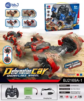 Preview: RC Stunt Car Verformbares Auto 1:16 mit 2,4Ghz – 4WD